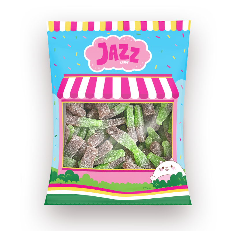 Vegane Cola Flaschen (500g)