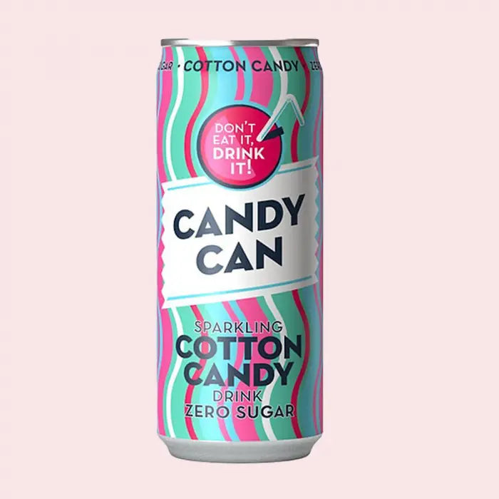 Candy Can Sparkling Cotton Candy Zero Sugar CandyCan