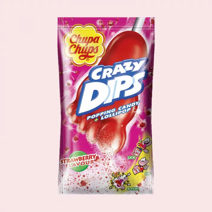 Chupa Chups Crazy Dips Strawberry Chupa Chups