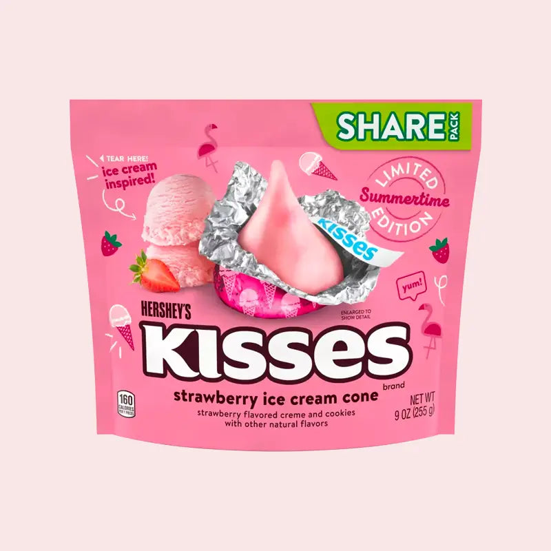 Hershey's Kisses Strawberry Ice Cream Hershey's