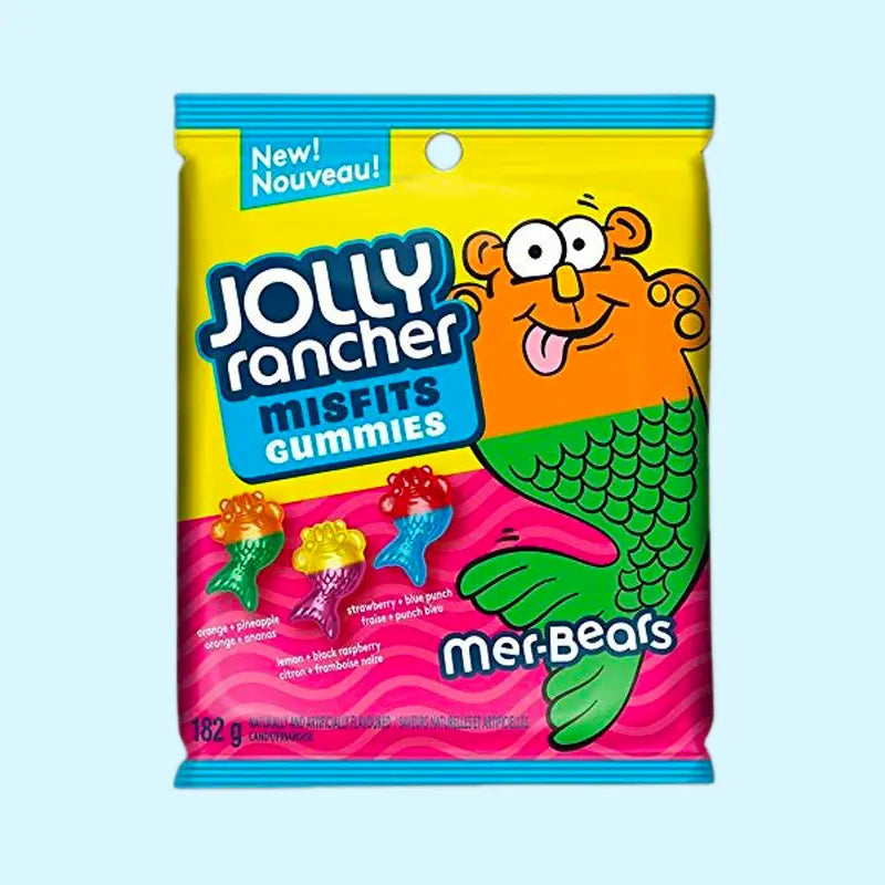 Jolly Rancher Misfits Gummies Mer-Bears Jolly Rancher