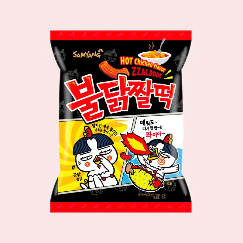 KR Noodle Chips Hot Chicken Zzaldduk - 120g Samyang