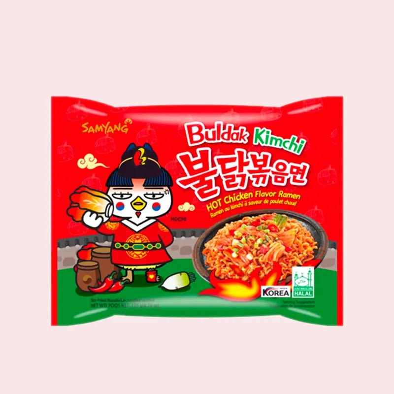 KR Noodle Hot Chicken Kimchi- 5er Set Samyang