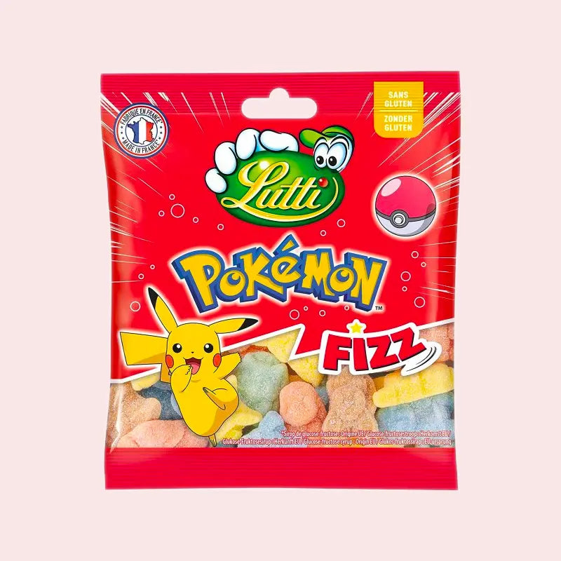 Pokemon Fizz Fruchtgummis Lutti