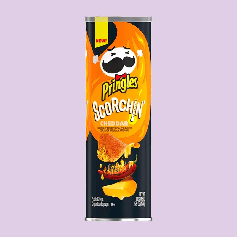 Pringles Scorchin Cheddar Pringles
