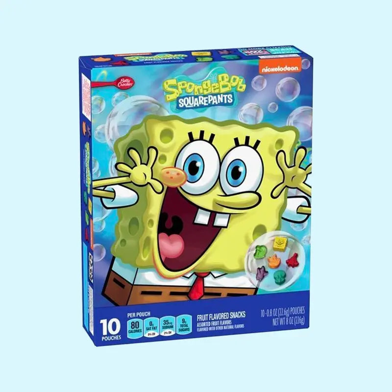 Spongebob Fruit Flavored Snacks Fruit