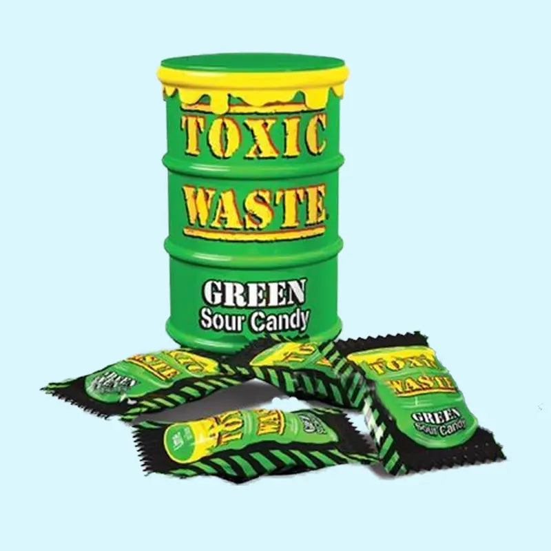 Toxic Waste Green Sour Candy Toxic Waste