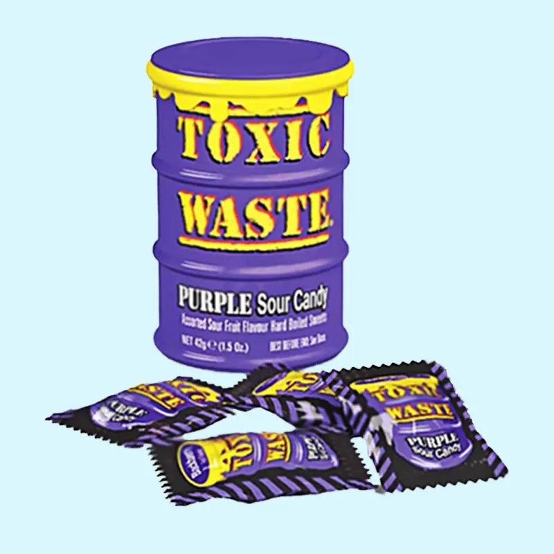 Toxic Waste Purple Sour Candy Toxic Waste