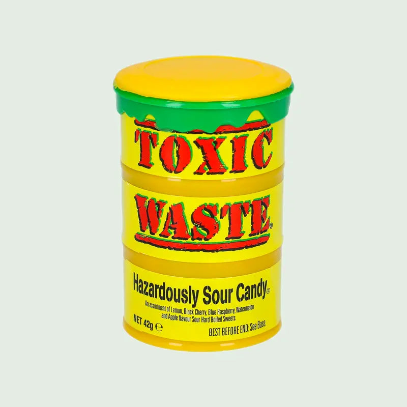Toxic Waste Yellow Sour Candy Toxic Waste