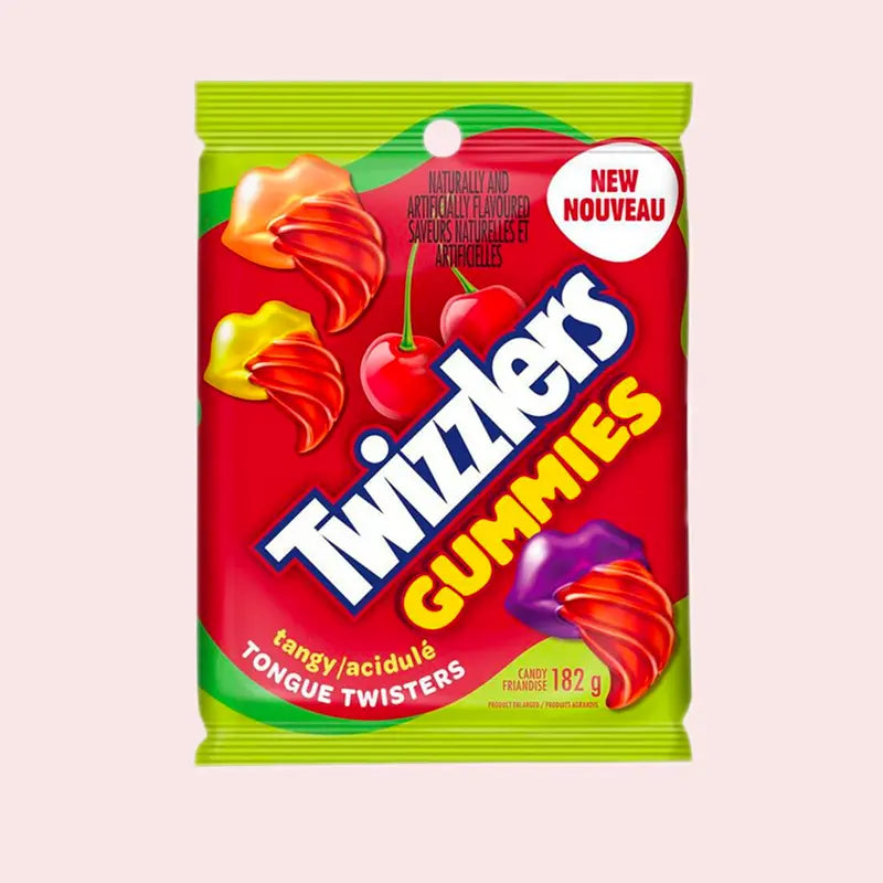 Twizzlers Gummies Tongue Twisters Cherry Twizzlers