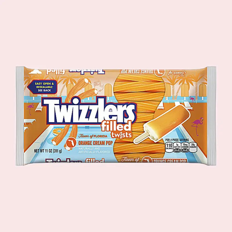 Twizzlers Orange Cream Filled Twizzlers