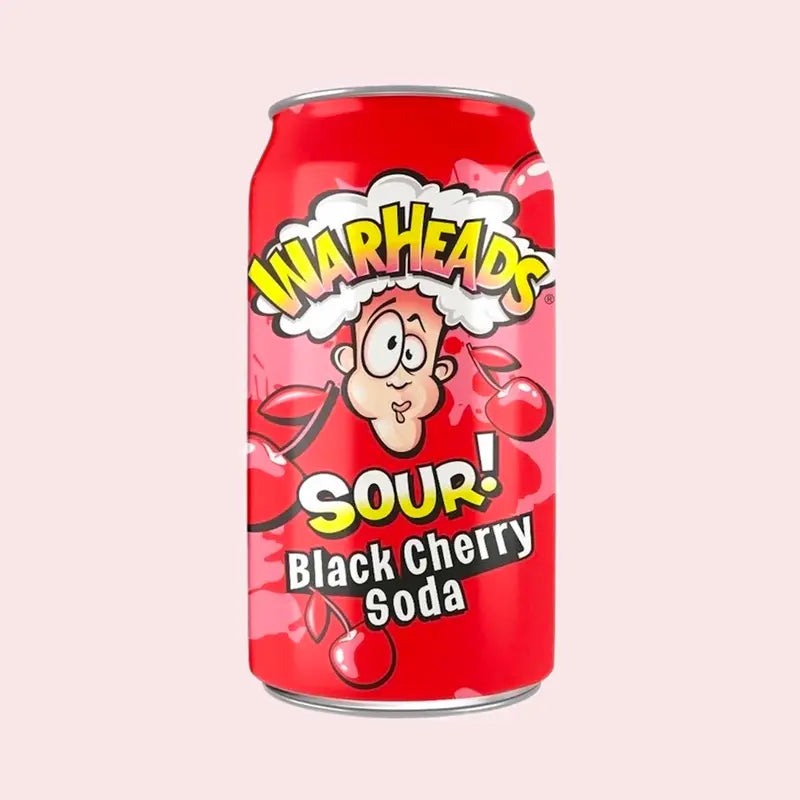 Warheads Black Cherry Sour Soda Warheads