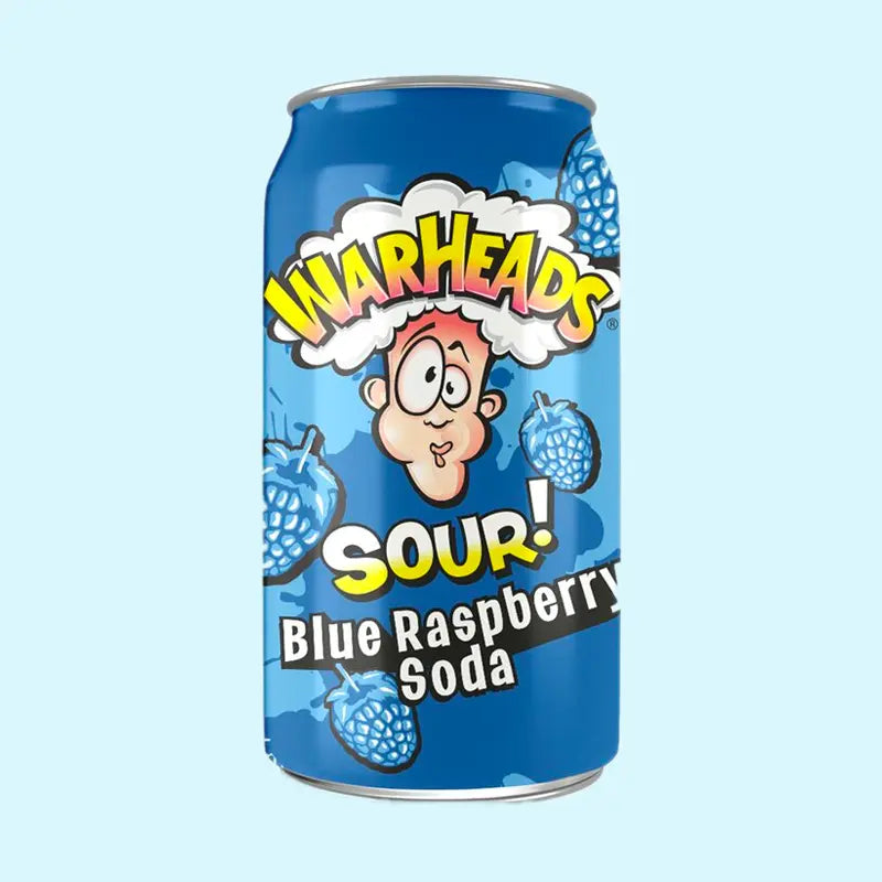 Warheads Blue Raspberry Sour Soda Warheads