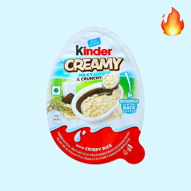 Kinder Creamy Milky & Crunchy 19g